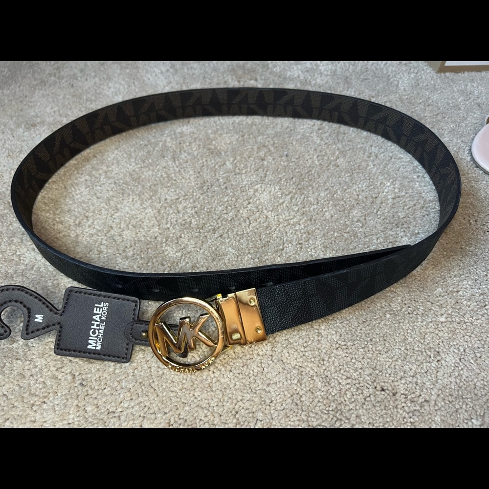 Michael Kors black/brown reversible belt